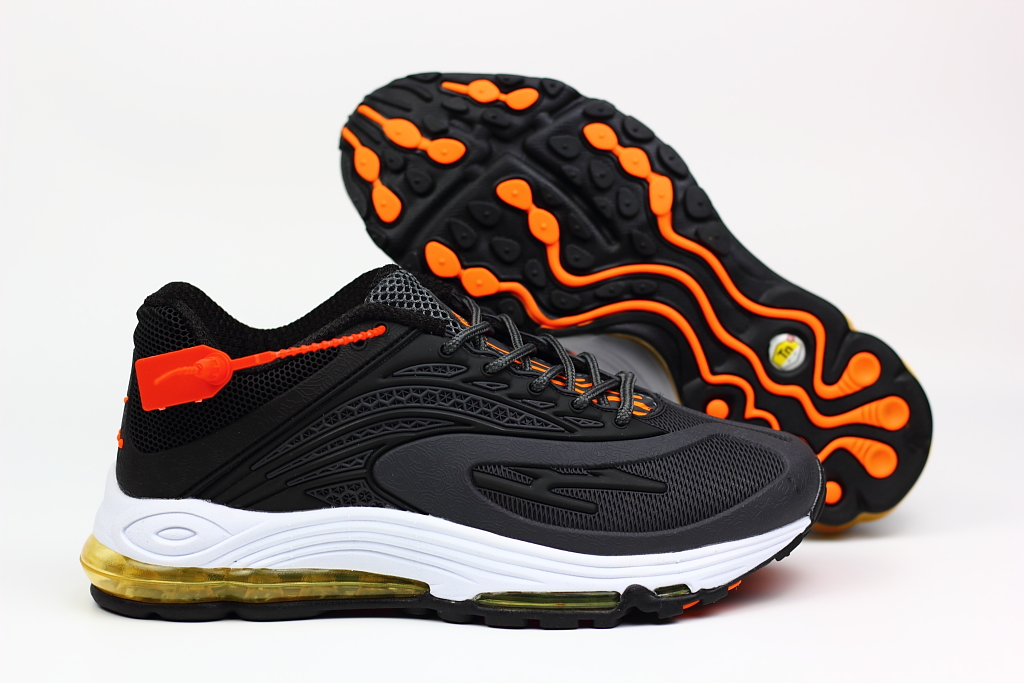 Nike Air Max 99 Retro Black Orange Shoes - Click Image to Close